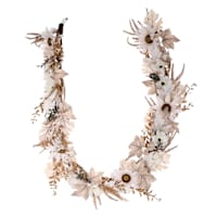 72In White Fall Garland