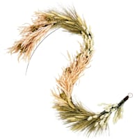 Hop, Yarrow & Wheat Twig Garland, 6'