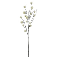 White Mini Ball Stem, 36"