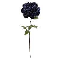 Blue Oversized Peony Stem, 30"