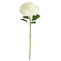 Cream Oversized Hydrangea Stem, 36"
