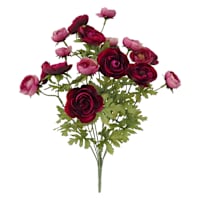 18-Head Red Ranunculus Bush