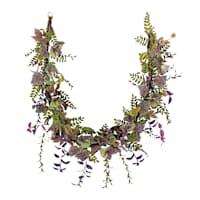 Grim Gardens Mixed Leaves Venus Fly Trap Garland, 72"