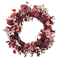 Burgundy Eucalyptus Wreath, 22"