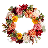 22In Marigold Wreath