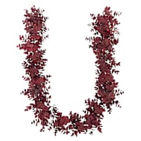 Burgundy Eucalyptus Garland, 70.5"