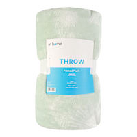 Green Celestial Micro Plush Throw Blanket, 50x60