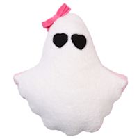 Hey Boo! Ghost Shaped Throw Pillow