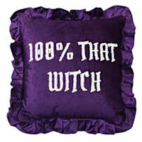 100% That Witch Throw Pillow, 18"