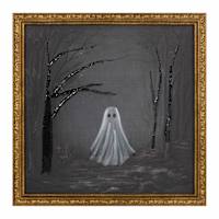 Framed Moody Ghost Wall Art, 12x12