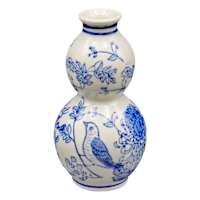 Blue Porcelain Vase, 3x6