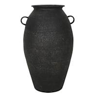 Metal Vase with Handle, 22"