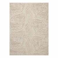 Amana Neutral Botanical Area Rug, 5.3x7