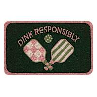 Dink Responsibly Coir Mat, 18x30