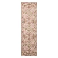 (A465) Jewel Pink Medallion Runner, 2.2x8
