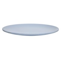 Matte Blue Coupe Salad Plate