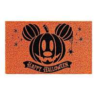 Mickey Happy Halloween Pumpkin Coir Mat, 18x30