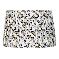 Leopard Pleated Medium Lamp Shade, 13x15x10