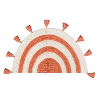 Serene Escape Clay Arches Bath Rug with Tassels, 20x30