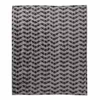 Midnight Shadows Bat Print Plush Blanket, 50x60