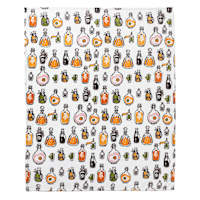 Spooky Poison Printed Plush Throw Blanket, 50x60
