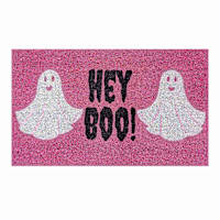 Hey Boo! Ghost Coir Mat, 18x30
