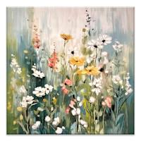 Tranquil Meadow Tones II Canvas Wall Art, 18"