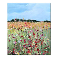 Summers Brightest Canvas Wall Art, 24x20