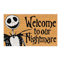 Nightmare Welcome Coir Mat, 18x30