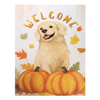 Welcome Dog Flag, 18"