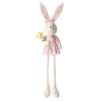 Easter Girl Bunny Shelf Sitter, 70"