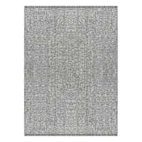 (A484) Breton Grey Tufted Area Rug, 9x12
