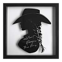 Wild Heart Stronger Than Storms Wall Art, 13"