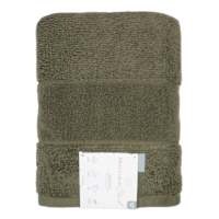 Dark Olive Cloud Bath Towel