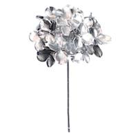 Metallic Hydrangea Pick, 10.5"
