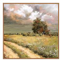 Framed Landscape Canvas Wall Art, 31"