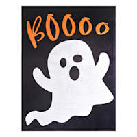 Happy Haunting Boooo Flag, 18"