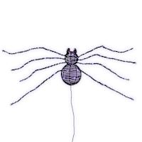 Lighted Posable Spider, 4'