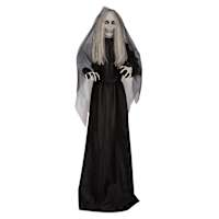 Pop-Up Creepy Woman Animatronic, 5'