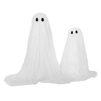 (HW04) Set of 2 Lighted Ghosts