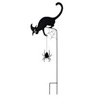 Spellbound Cat Silhouette Yardstake, 36"