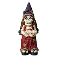 Grim Gardens LED Woman Gnome, 16"