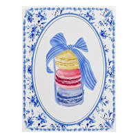 Stacked Macaroons Canvas Wall Art, 12x16