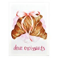 Deaux Croissants Canvas Wall Art, 12x16