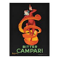 Vintage European Ad Canvas Wall Art, 12x16