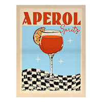 Aperol Spritz Canvas Wall Art, 12x16
