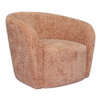Chloe Swivel Accent Chair, Terracotta