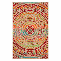 (E542) Scope Brodny Multicolor Accent Rug, 3x5
