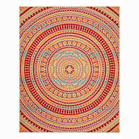 (E542) Scope Brodny Multicolor Outdoor Area Rug, 8x10