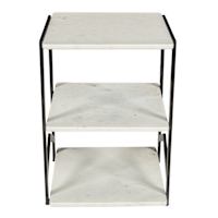 Crosby St. Hendrix Marble Accent Table